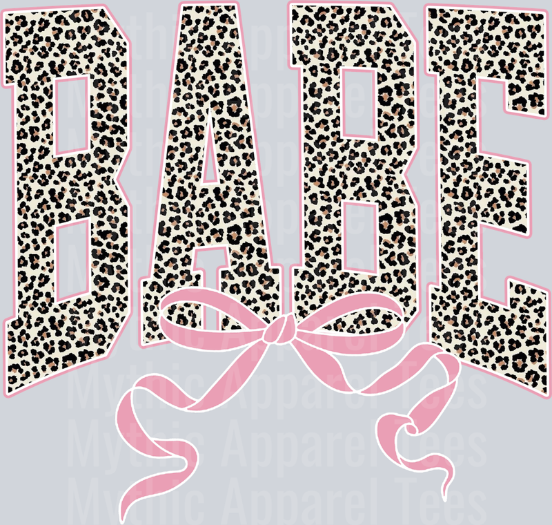 Beautiful Leopard Love Transfers