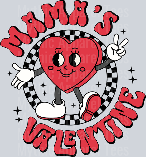 Mama's Valentine Boy DTF Valentines Day Transfers