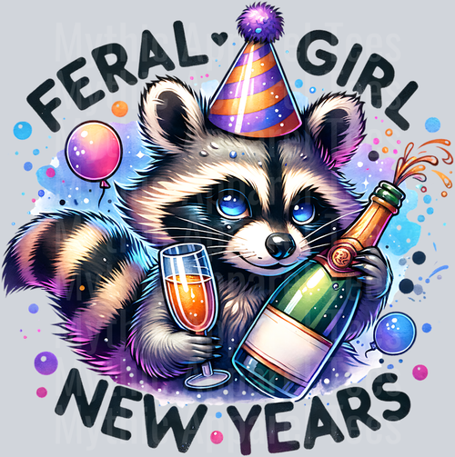 FERAL GIRL NEW YEARS PNG