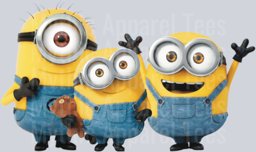 Minions Laughing DTF Minion Transfers
