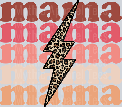 mama retro leopard lighting