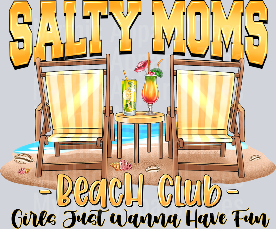 Salty Moms Beach Club Girls Just Wanna Have Fun