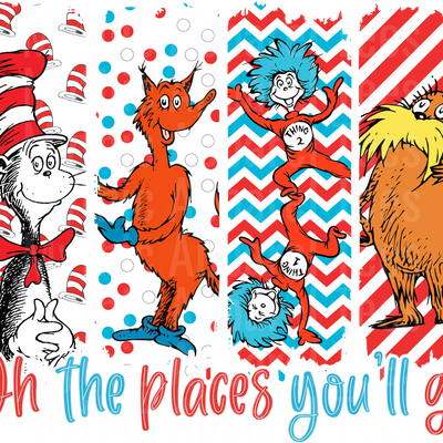 Dr Suess DTF Transfer