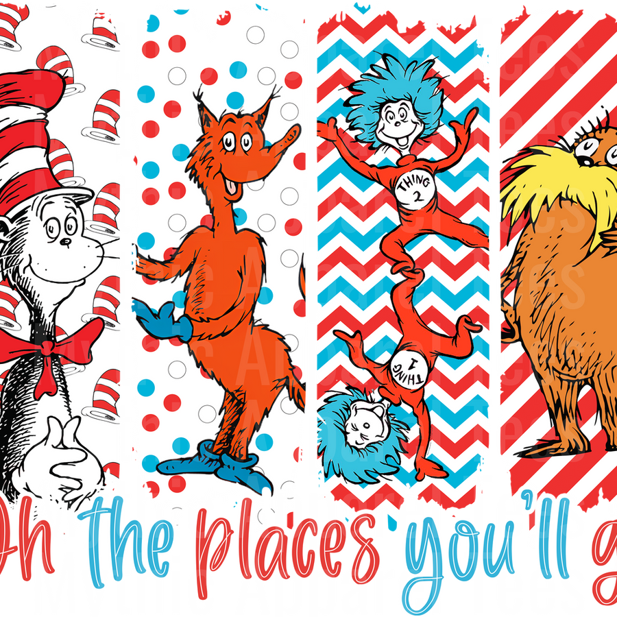 Dr Suess DTF Transfer