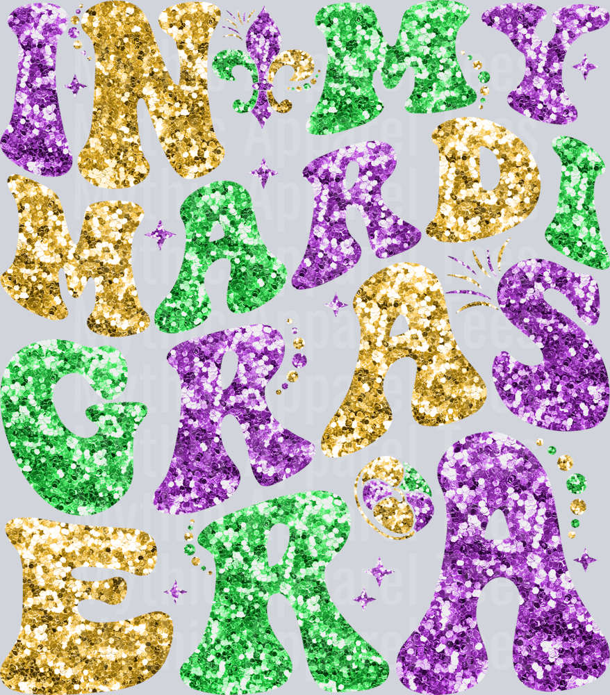 AZ734 Mardi Gras Rhinestone