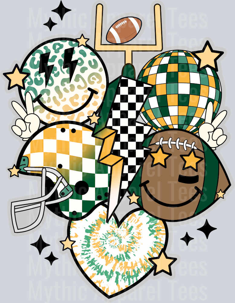 Retro_Football_Green_Yellow