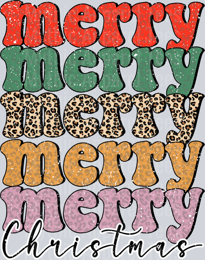MERRY CHRISTMAS DISTRESSED