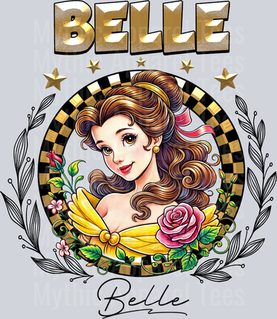 Belle Disney Classic Portrait with Signature Disney Princess