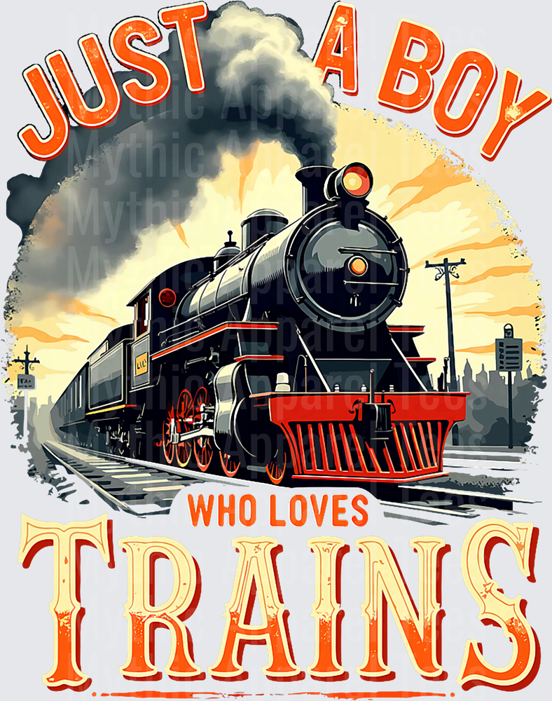 Trains Just A Boy Who Loves Trains Vintage Steam Locomotive