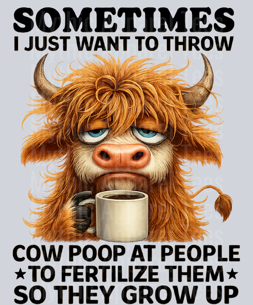Sometimes I just want to throw cow poop