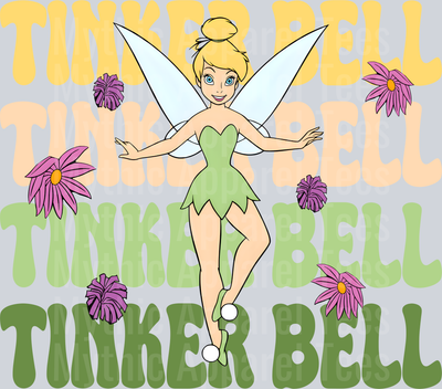 Tinker Bell Peter Pan DTF Disney Transfers