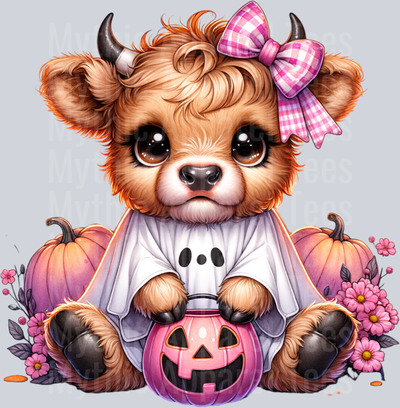 Spooky Highland Cow