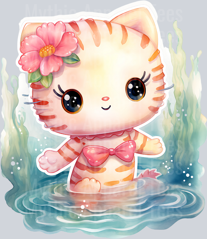 Water and Tiger Stripes HK Hello Kitty Flowers