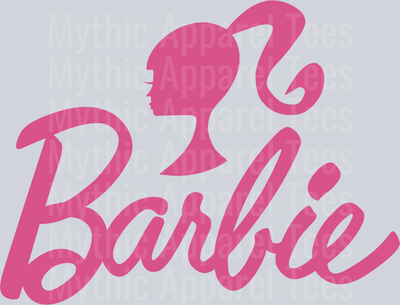 Barbie Classic Logo DTF Barbie Transfers