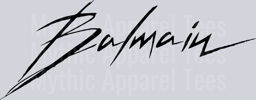 Balmain black PNG