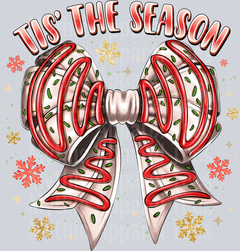 Tis the season Little Debbie Christmas Tree Cake bow