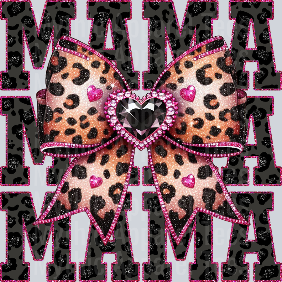 Leopard Bow Mama