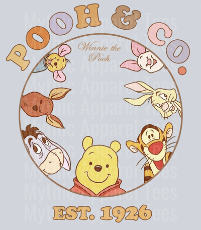Pooh and co est 1926 winne the pooh DTF Disney Transfers