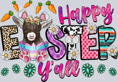 Happy Easter Yall Goat