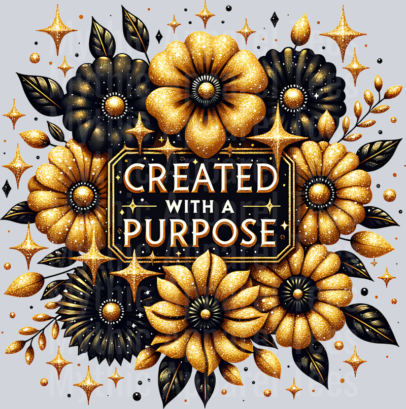 Created With A Purpose DTF Inspirational Transfers