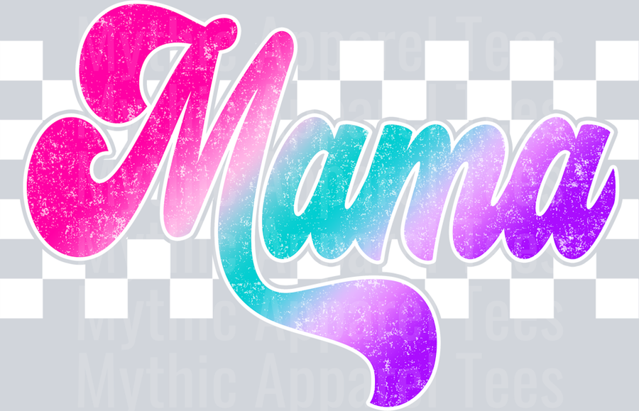 Color Checkered Mama 2