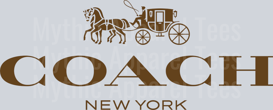 Classic Brown Coach New York DTF Coach Transfers