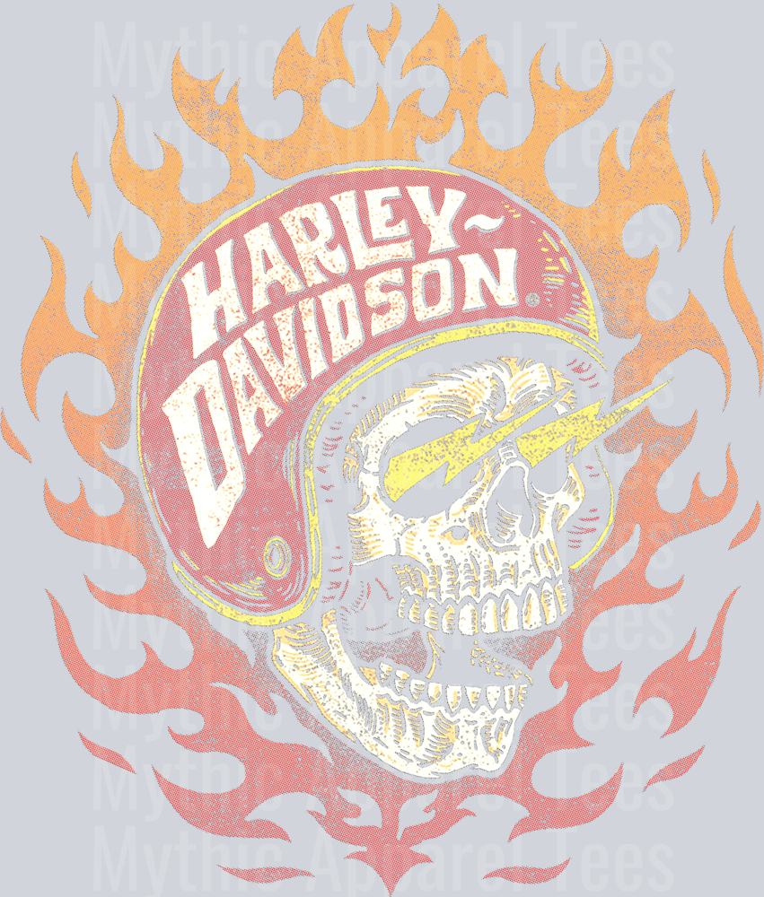 Harley 10 Halftone (for Black Shirts)