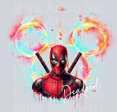 Deadpool Disney Castle Marvel Superhero