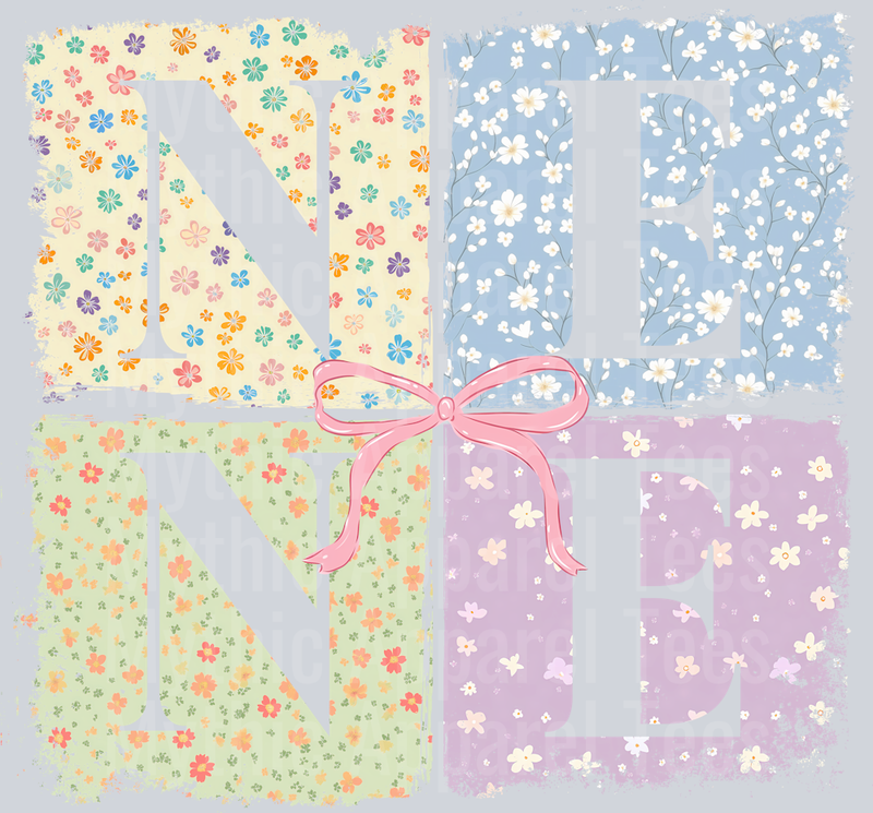 NeNe Floral Boxes DTF NeNe Transfers