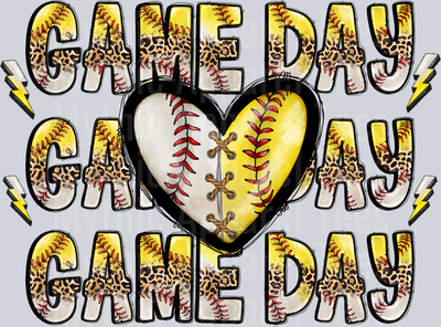 Game Day Softball And Baseball