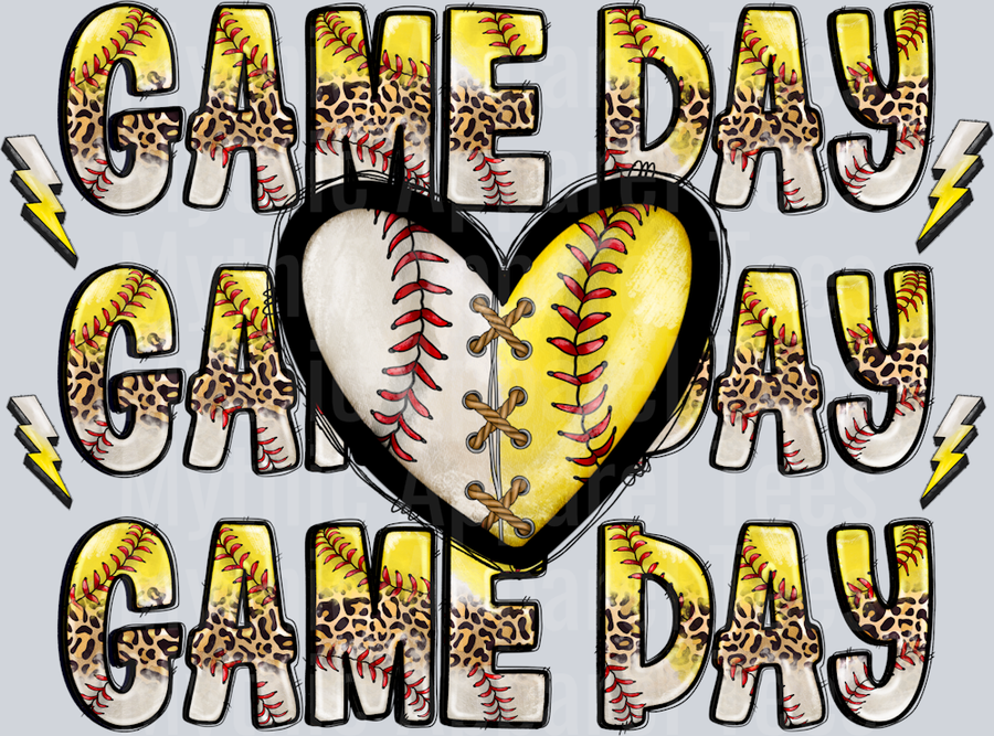 Game Day Softball And Baseball