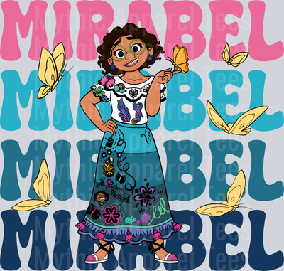 Mirabel Encanto DTF Disney Transfers
