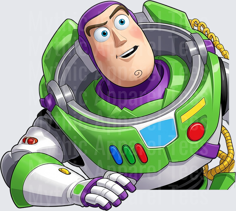 Toy Story 5 Buzz Lightyear Looking Up in Space Ranger Suit