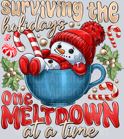 Surviving the holidays One Meltdown at a time Snowman Christmas