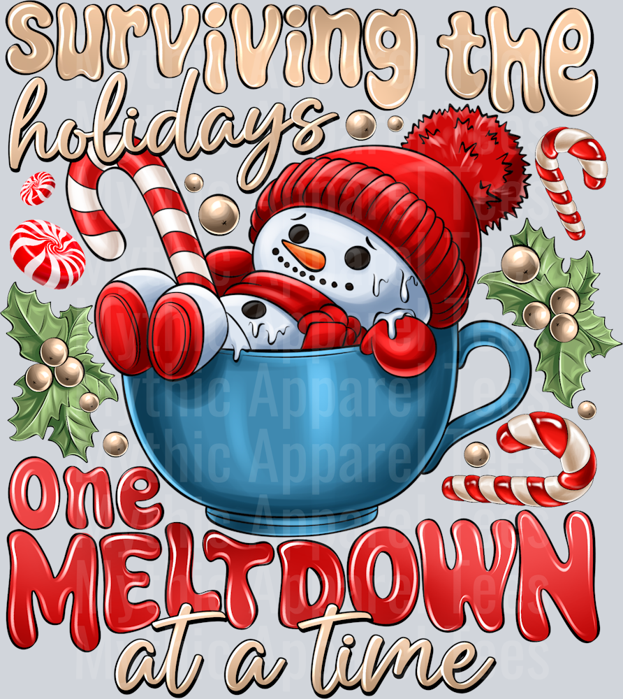 Surviving the holidays One Meltdown at a time Snowman Christmas