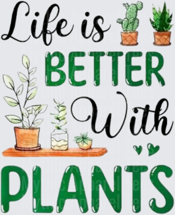 Plant Lovers Life Is Better With Plants Potted Succulents