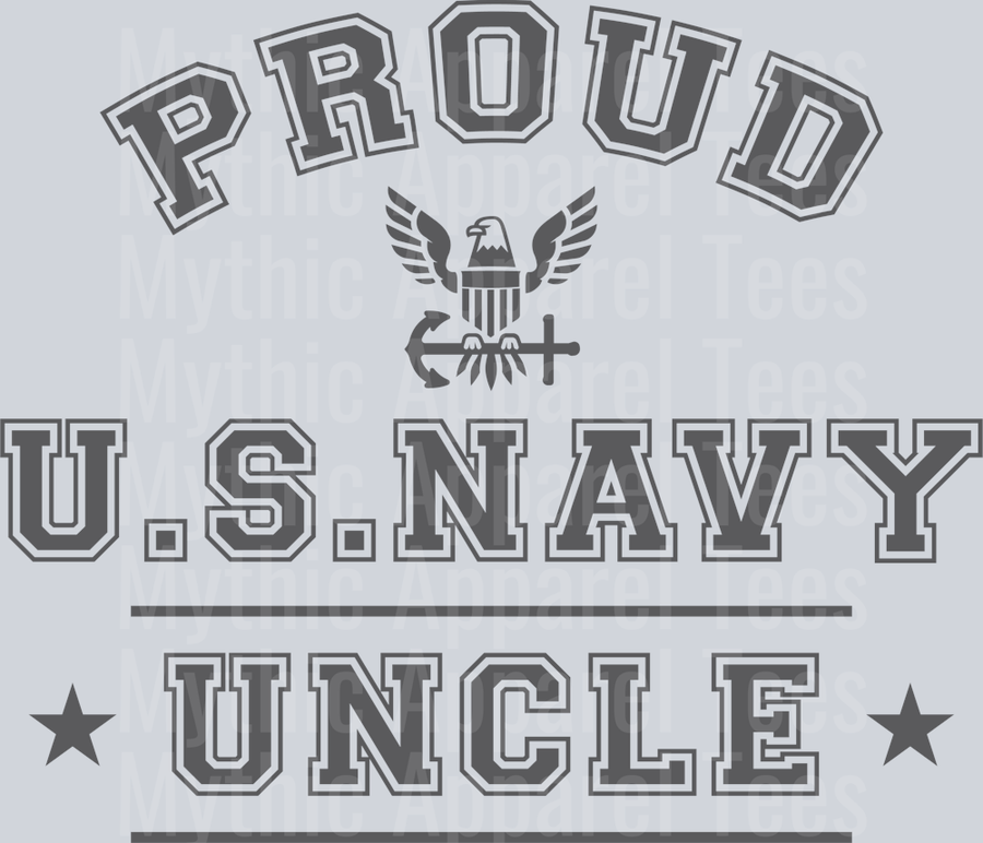 AZ1299 NAVY Proud US Navy Uncle
