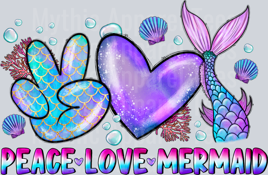 Peace Love Mermaid