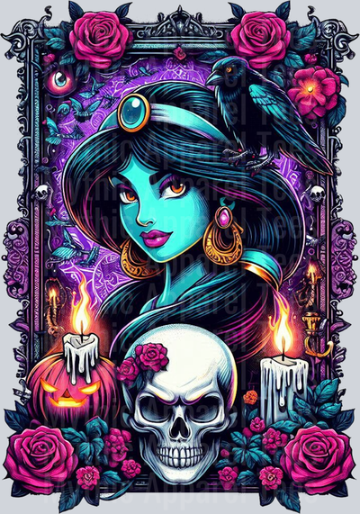 Jasmine1 Disney Princess Tarot Card