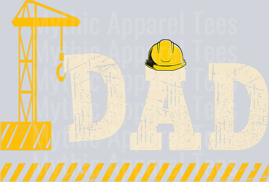 Crane Operator Dad DTF Dad Transfers