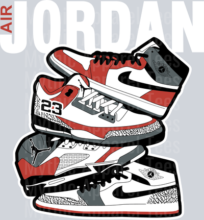Air Jordans Grey Red White Michael Jordan Chicago Bulls Jordans Nike DTF Michael Jordan Transfers