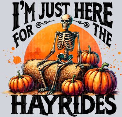IM JUST HERE FOR THE HAYRIDES PNG