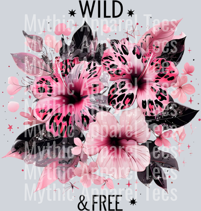 Wild & Free Flower Design - Empowerment Transfers
