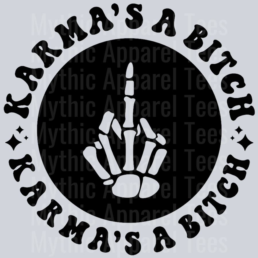 Karmas A Bitch Pocket Design