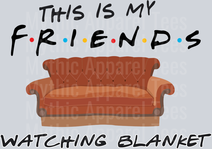 Friends Watching Blanket Plain