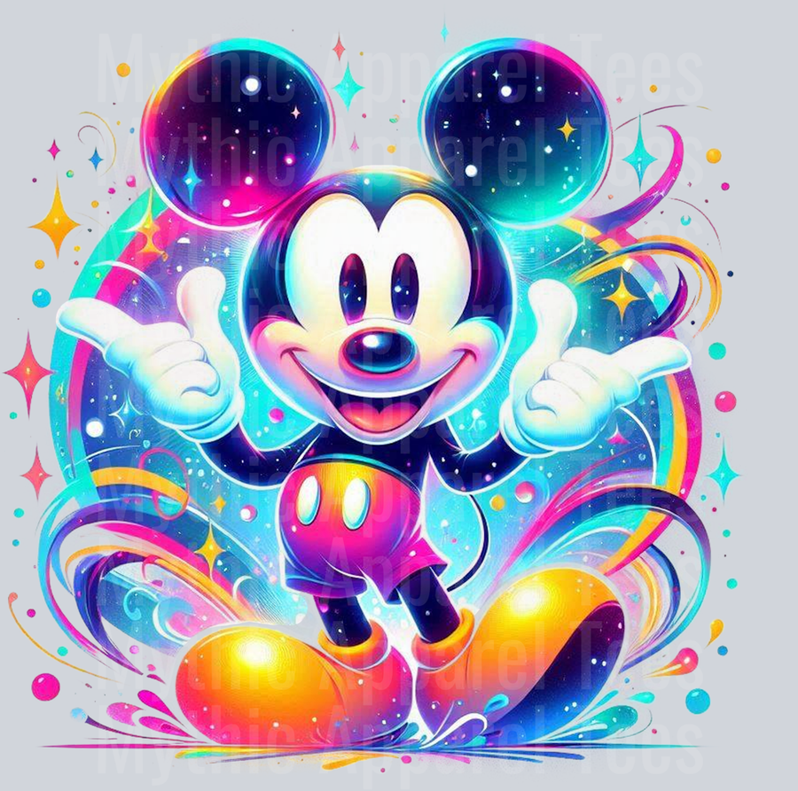 Mickey Mouse Disney 5 Colorful Pop Art Pop Culture Cosmic style