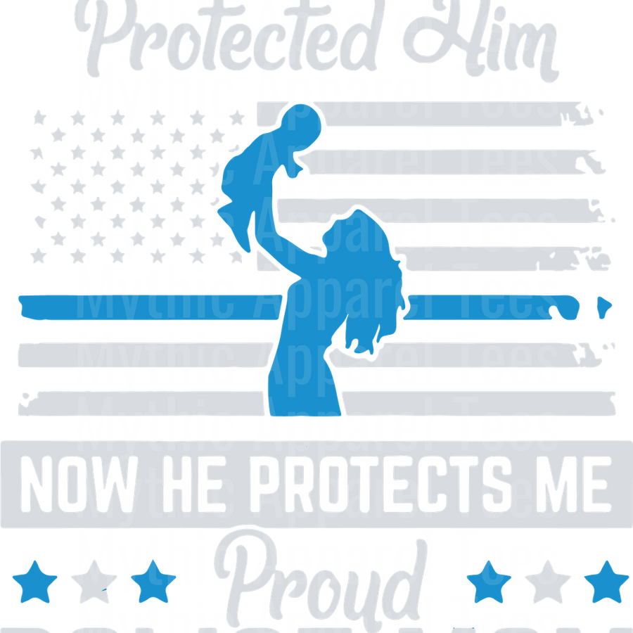 Police Officer Blue Line Back The Blue Transfers