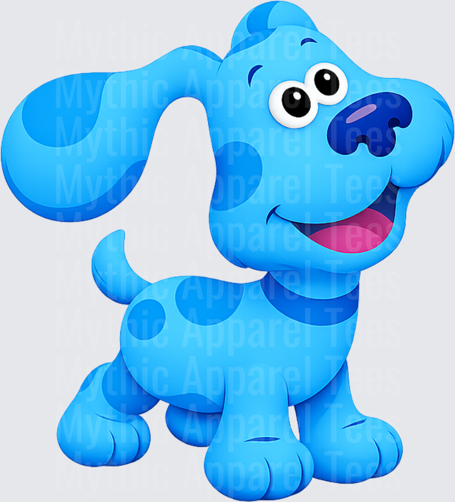 Blues Clues Happy Blue Spotted Puppy Smiling Pose