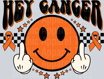 Hey Leukemia two middle fingers Leukemia Cancer Awareness