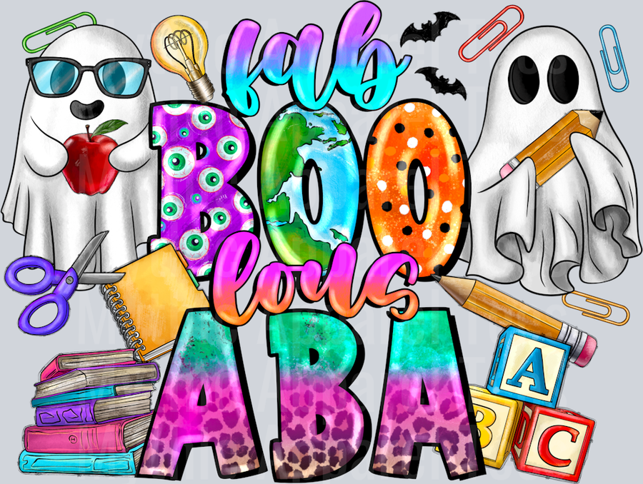 Fab boo Lous ABA Spooky Teacher Halloween